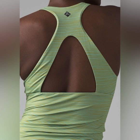 NWT PrAna Locano Bra Tank, Beach Glass, Size M - Picture 3 of 9